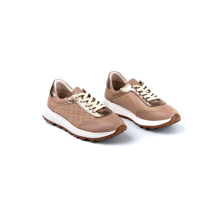 Tenis Susan Nude en cuero