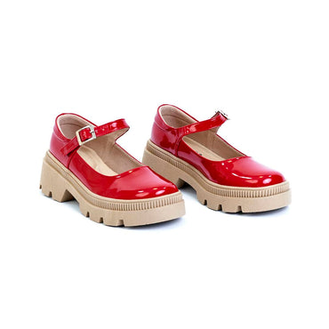 Zapatos bailarina Rojo